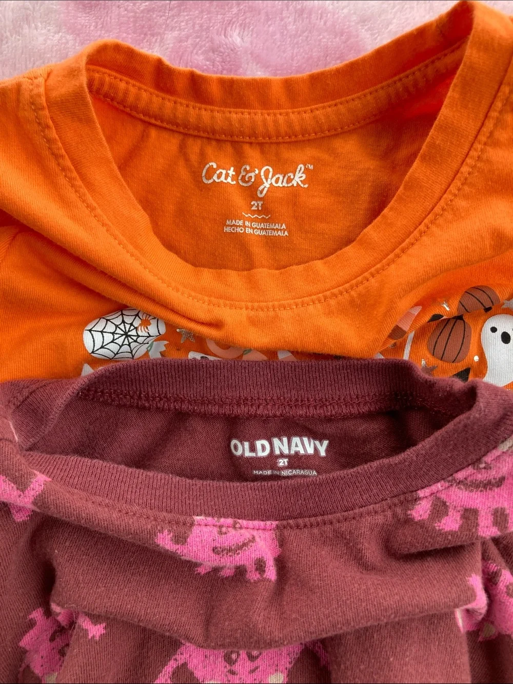 Kids Long-Sleeve Halloween Heart Graphic Top